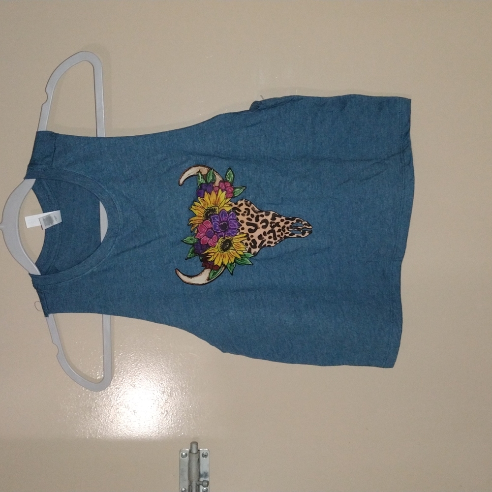 Boho crop top razor back blouse